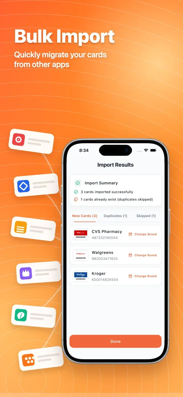 Store Card: Rewards Wallet: Import cards from photos